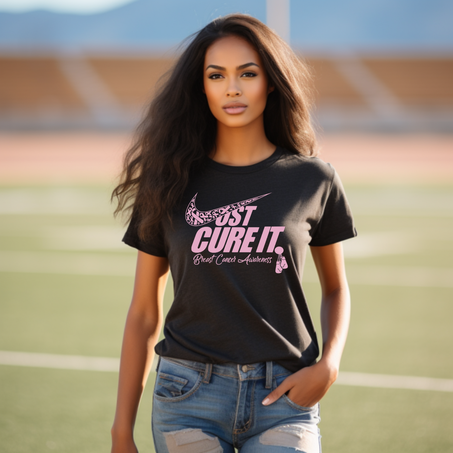'Just Cust It' Breast Cancer Tee: Wear Your Support