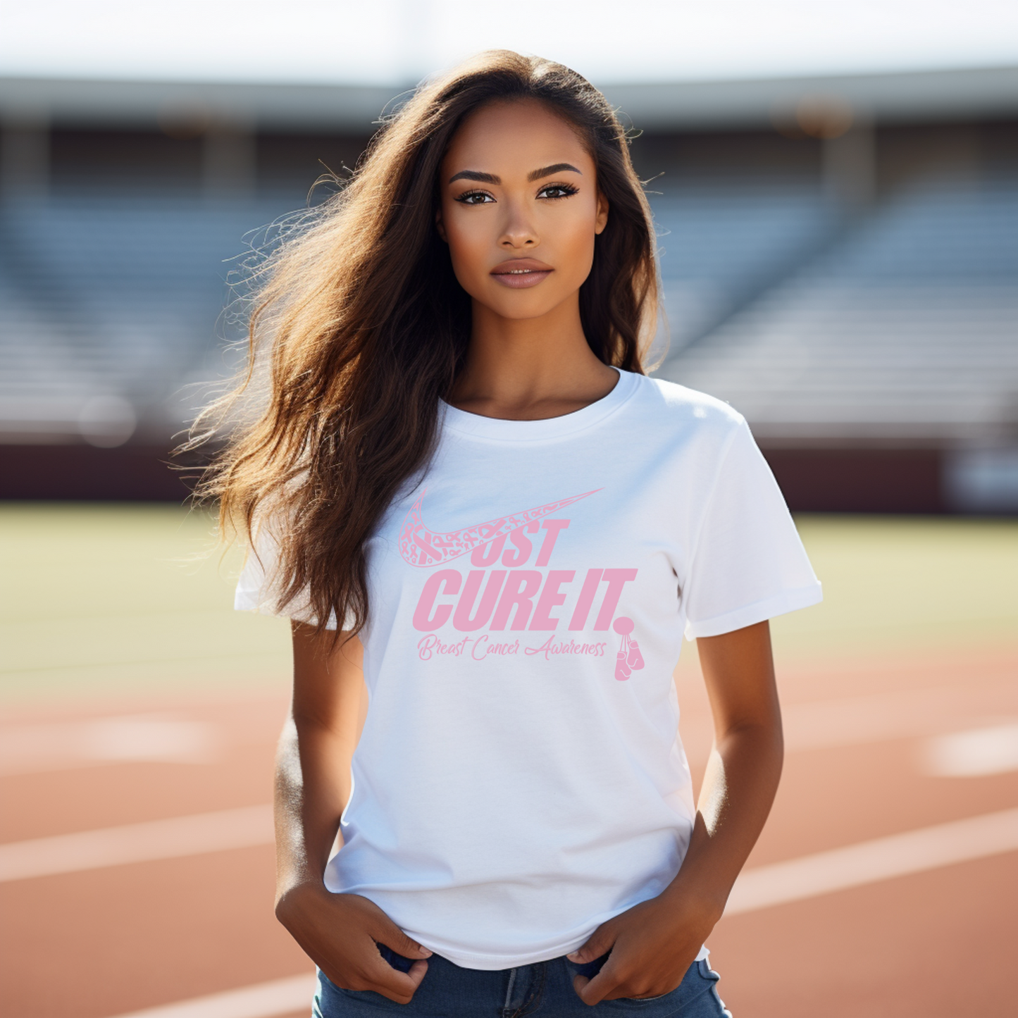 'Just Cust It' Breast Cancer Tee: Wear Your Support