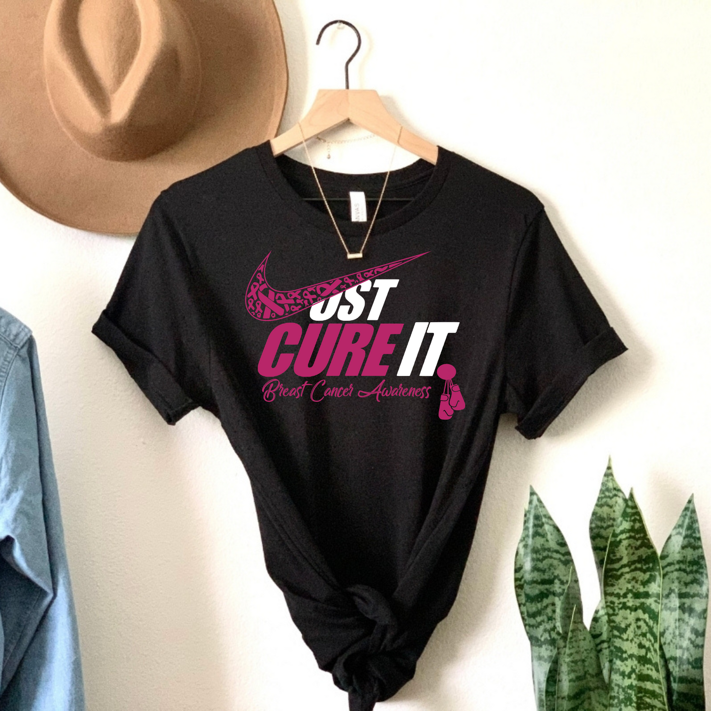'Just Cust It' Breast Cancer Tee: Wear Your Support