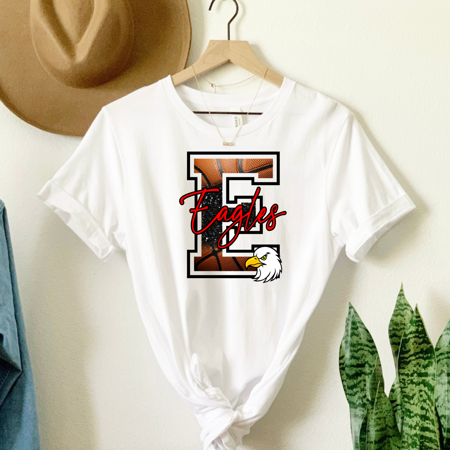 Dynamic Eagles: Vibrant Spirit Tee