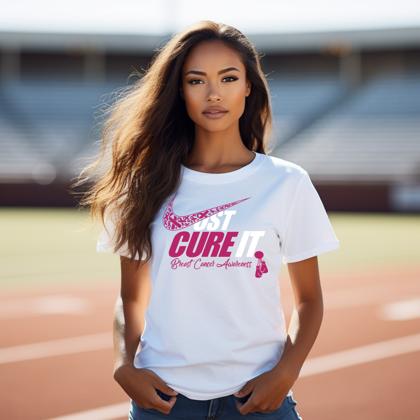 'Just Cust It' Breast Cancer Tee: Wear Your Support