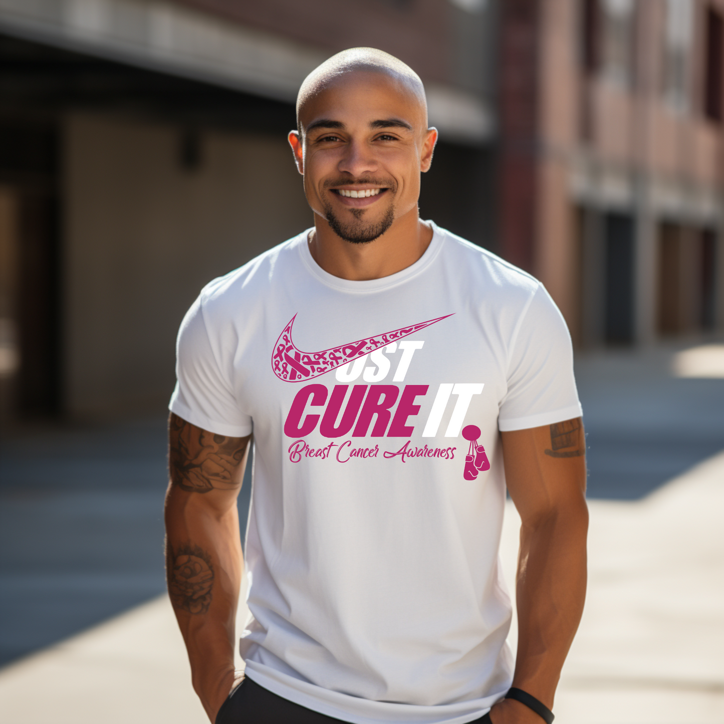 'Just Cust It' Breast Cancer Tee: Wear Your Support