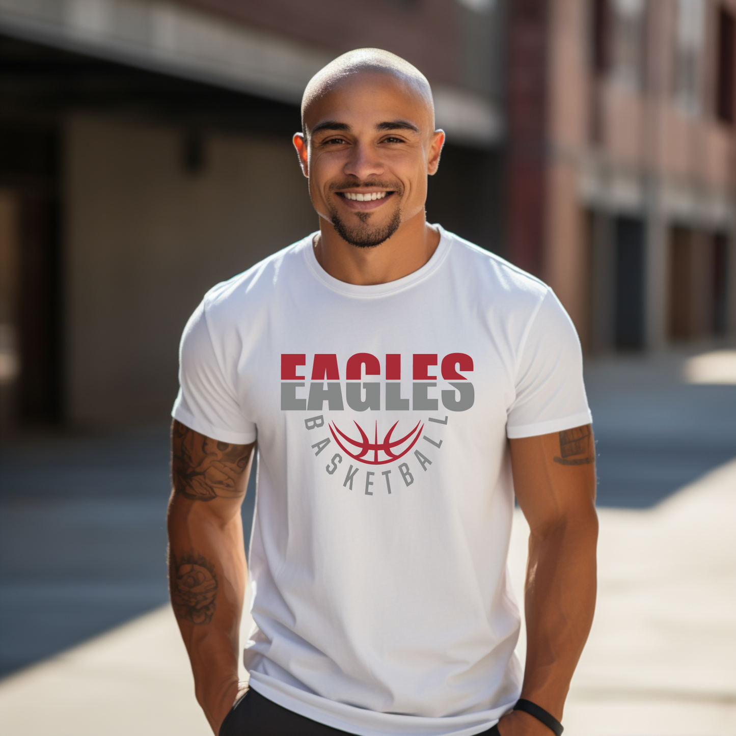 Eagles Pride for All: Classic Basketball Tee