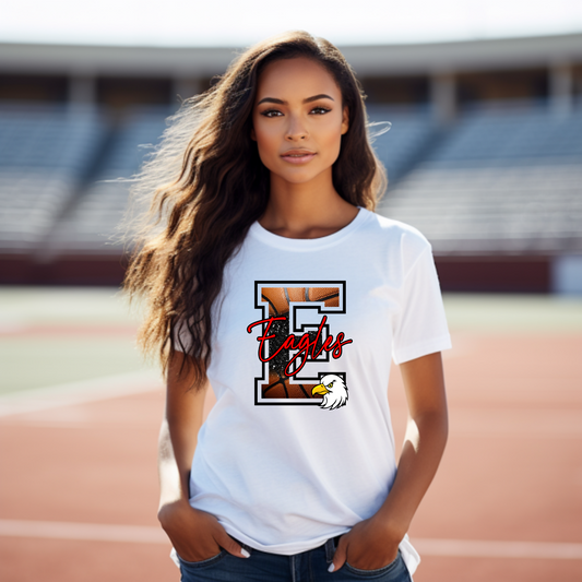 Dynamic Eagles: Vibrant Spirit Tee